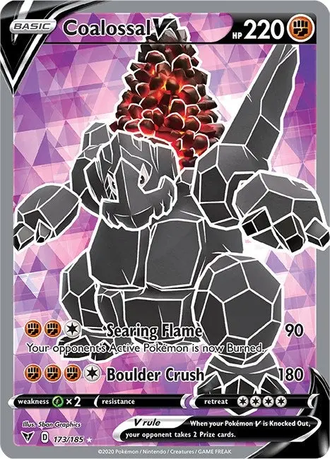 Coalossal V (Full Art) (173/185) (Swsh04) 1