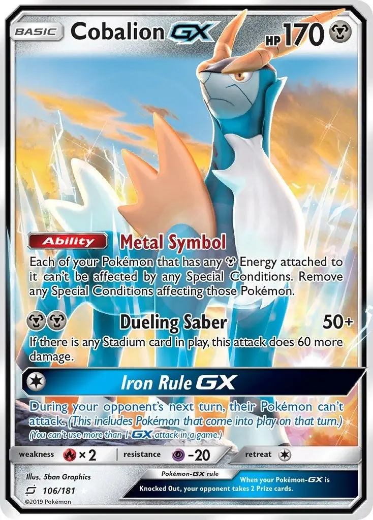 Cobalion Gx (106/181) (Sm9) 1