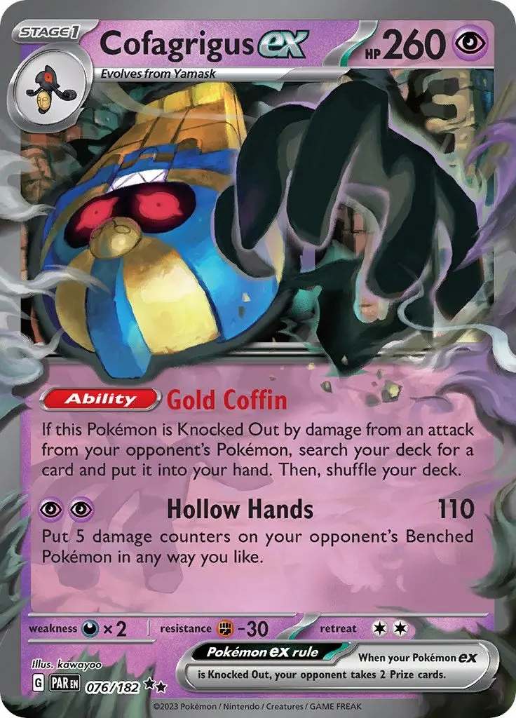 Cofagrigus Ex (076/182) (Par) 1