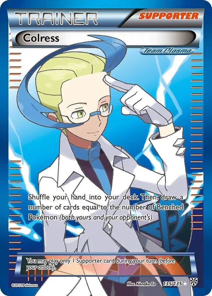 Colress (Team Plasma) (135 Full Art) (135/135) (Pls) 1
