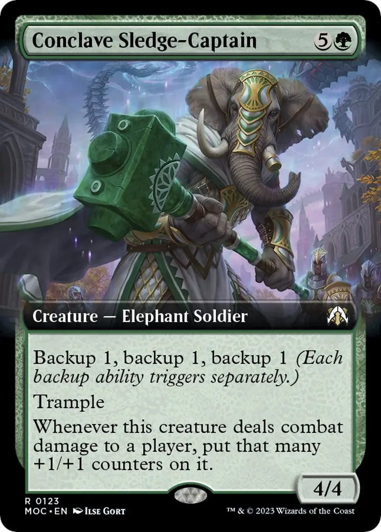 Conclave Sledge-Captain (Extended Art) (123) (Moc) 1