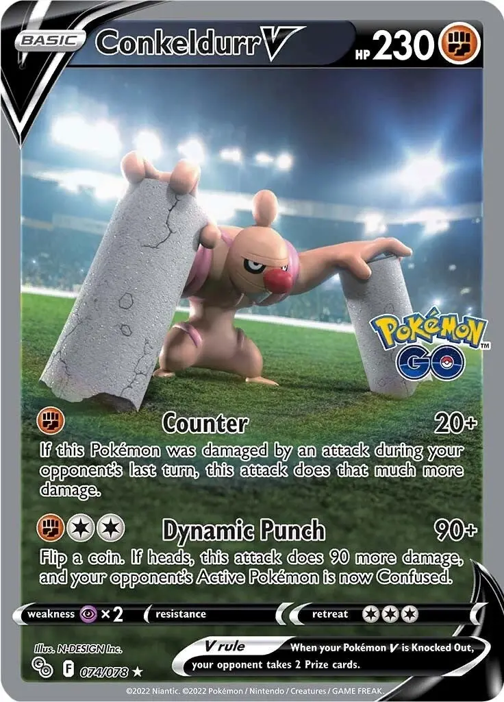 Conkeldurr V (Alternate Full Art) (074/078) (Pgo) 1