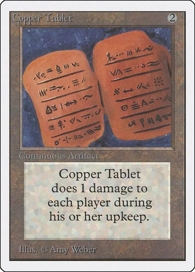 Copper Tablet (2Ed) 1