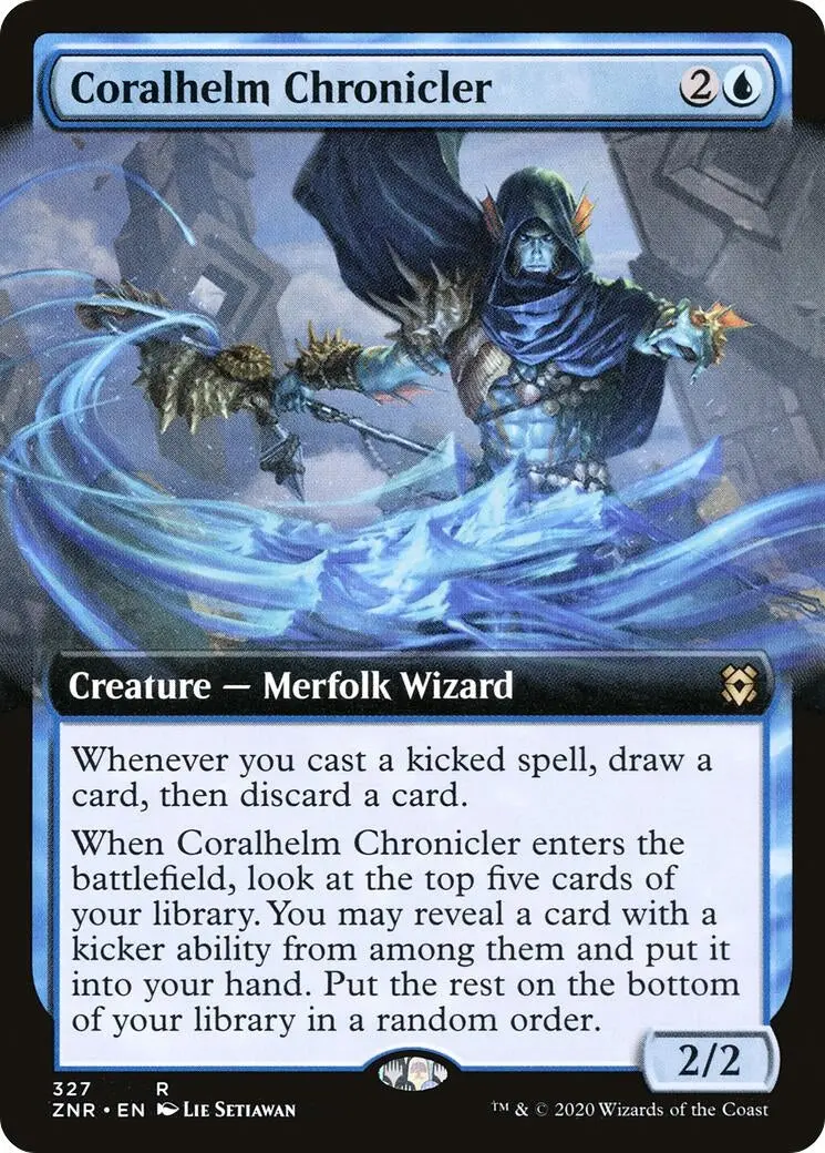 Coralhelm Chronicler (Extended Art) (327) (Znr) 1