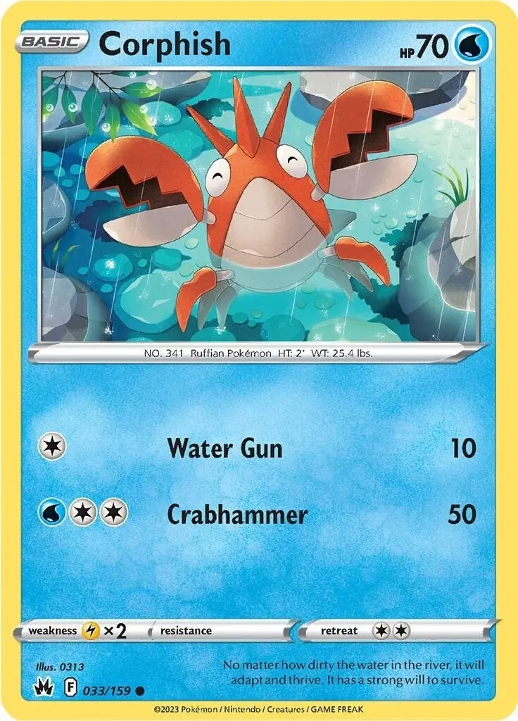 Corphish (033/159) (Crz) 1