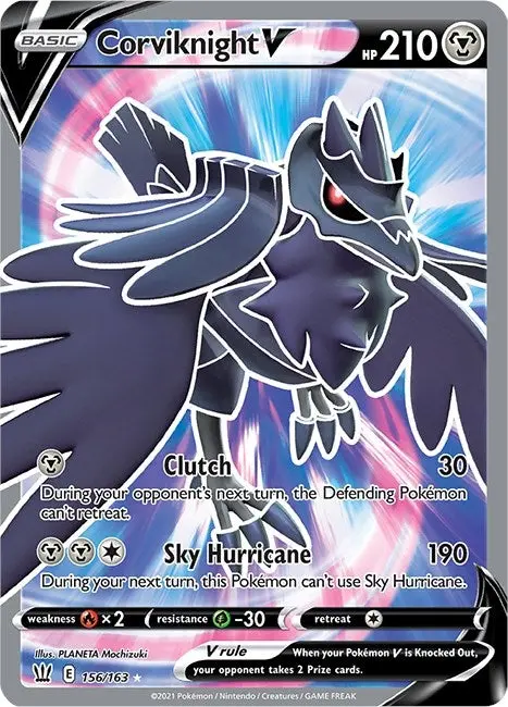 Corviknight V (Full Art) (156/163) (Swsh05) 1