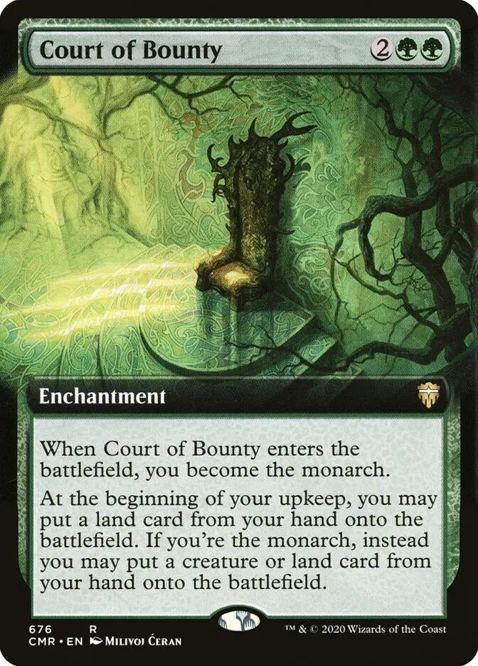 Court Of Bounty (Extended Art) (676) (Cmr) 1