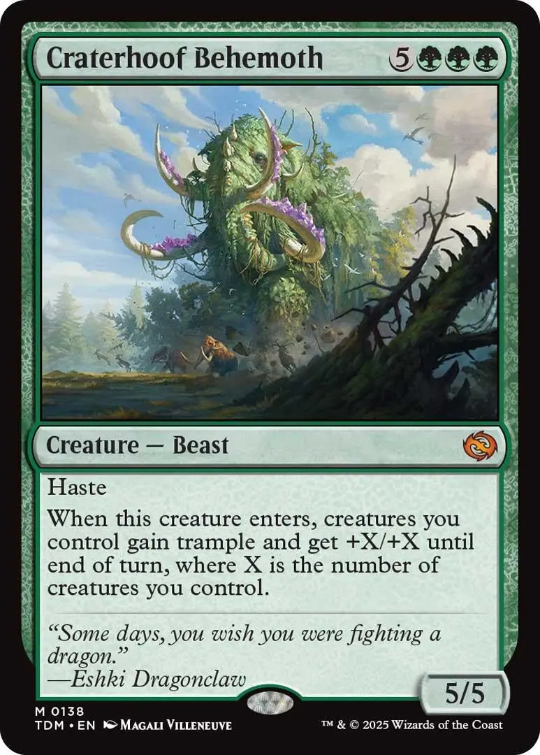 Craterhoof Behemoth (138) (Tdm) 1