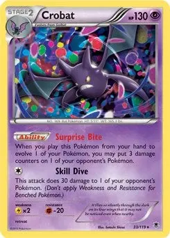 Crobat - 33/119 (Cosmos Holo) (033/119) (Mcap) 1