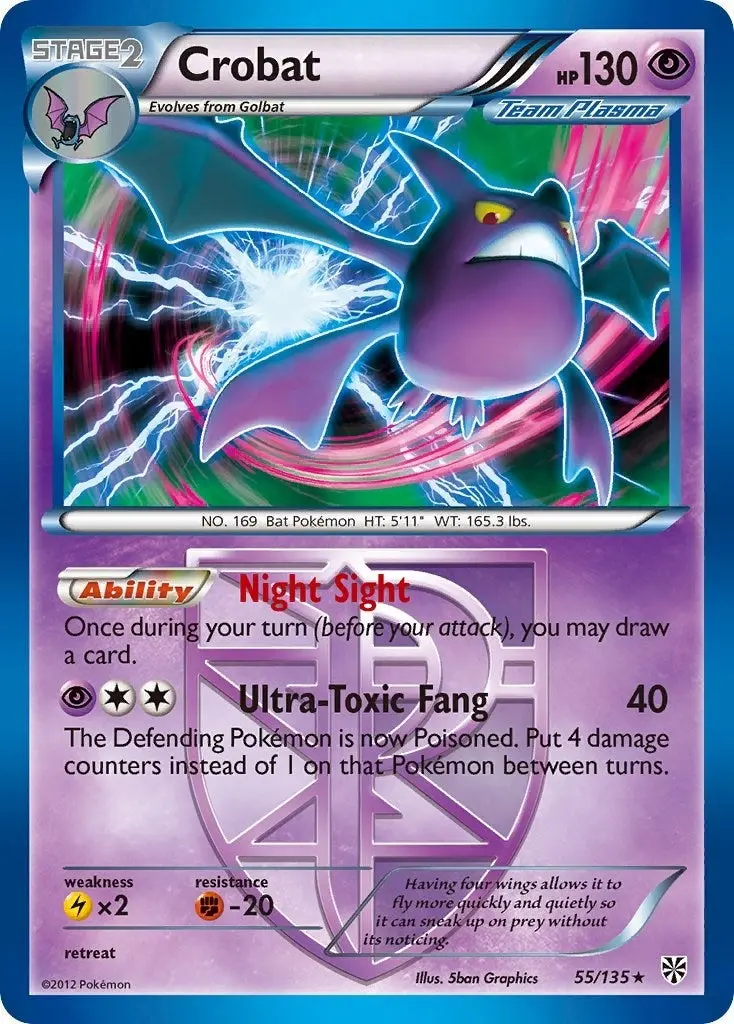 Crobat (Team Plasma) (55/135) (Pls) 1
