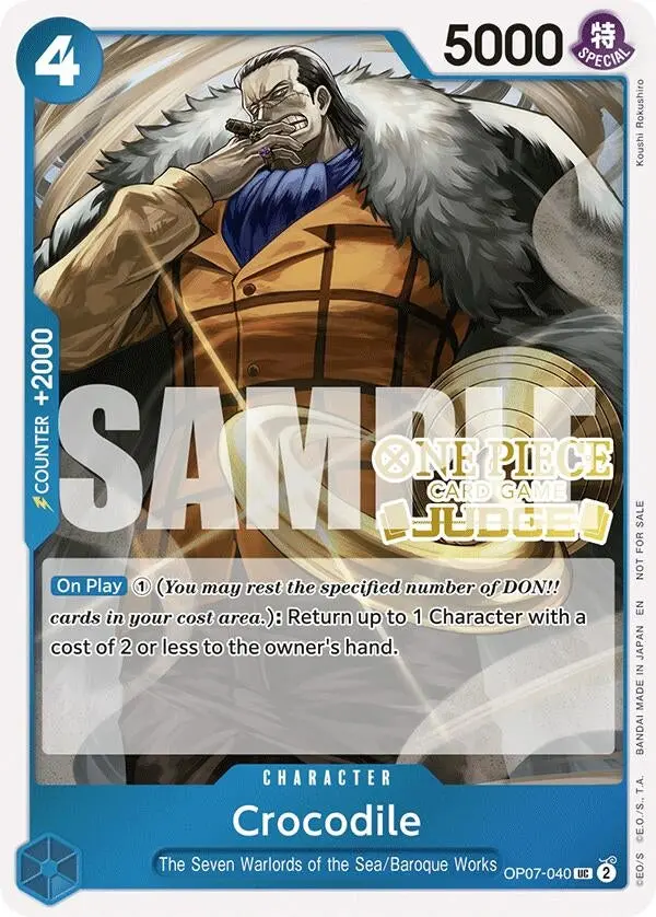 Crocodile (Judge Pack Vol. 6) (Op07-040) (Op-Pr) 1
