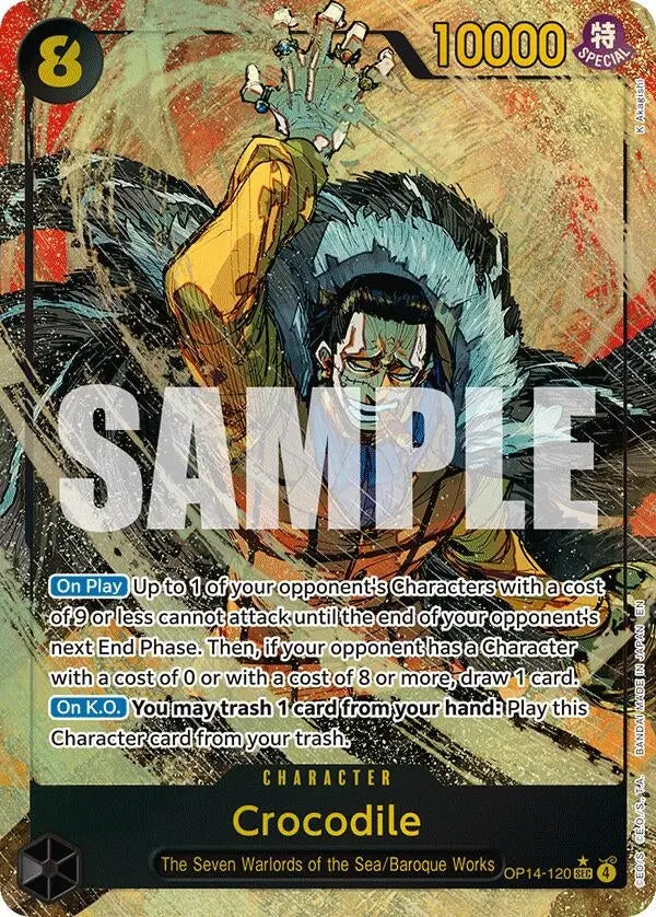 Crocodile - Op14-120 (Alternate Art) (Op14-120) (Op14) 1