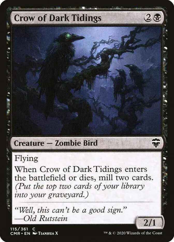 Crow Of Dark Tidings (115) (Cmr) 1