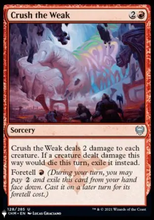 Crush The Weak [The List] 1