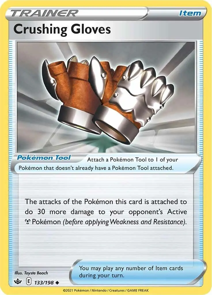 Crushing Gloves (133/198) (Swsh06) 1