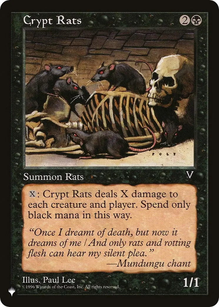 Crypt Rats (List) 1