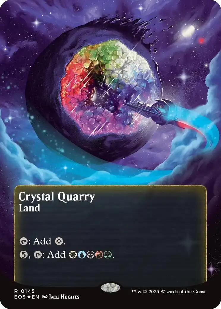 Crystal Quarry (0145) (Borderless) (Galaxy Foil) (145) (Eos) 1