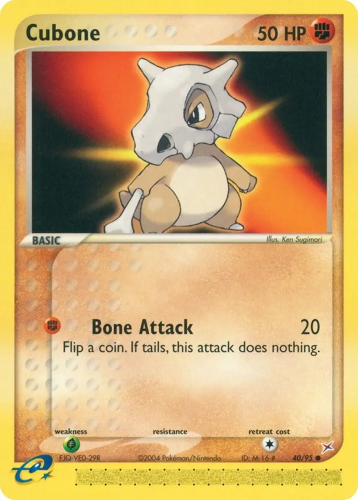 Cubone (40/95) (Ma) 1