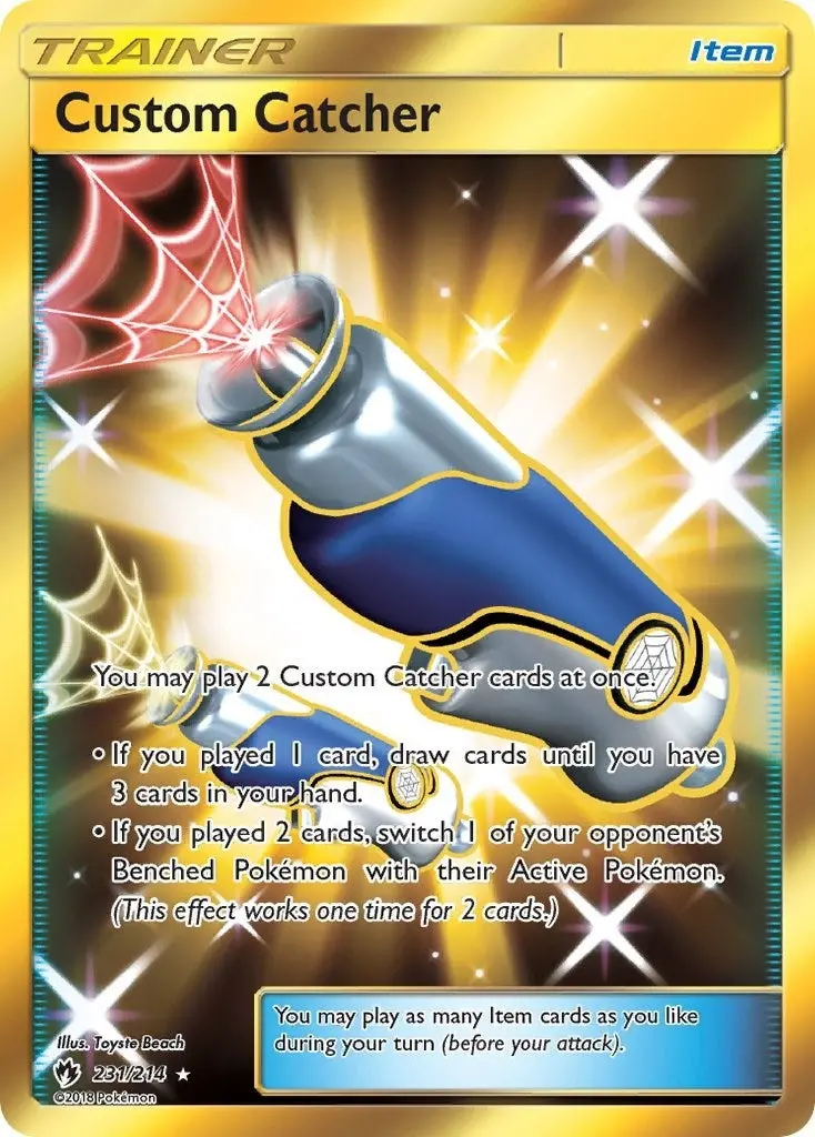 Custom Catcher (Secret) (231/214) (Sm8) 1