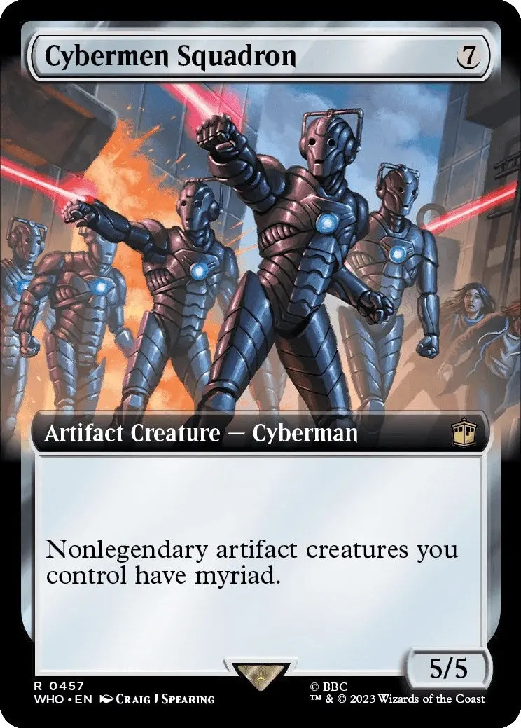 Cybermen Squadron (Extended Art) (457) (Who) 1