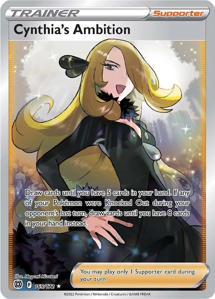Cynthia's Ambition (Full Art) (169/172) (Swsh09) 1