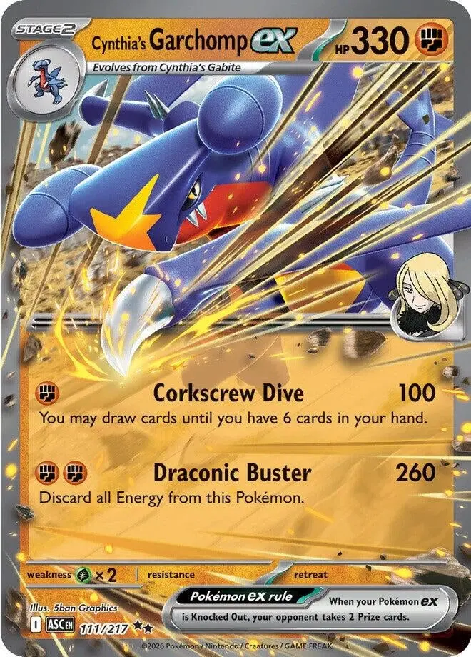 Cynthia's Garchomp Ex (111/217) (Asc) 1