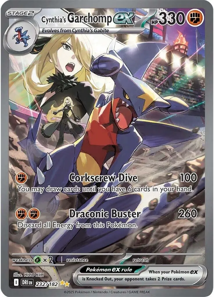 Cynthia's Garchomp Ex (232/182) (Dri) 1