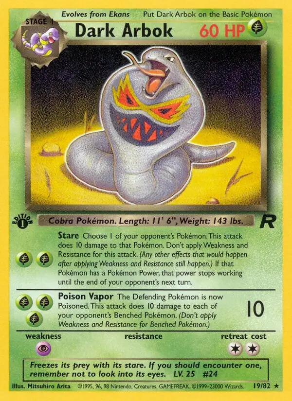 Dark Arbok (19) (19/82) (Tr) 1