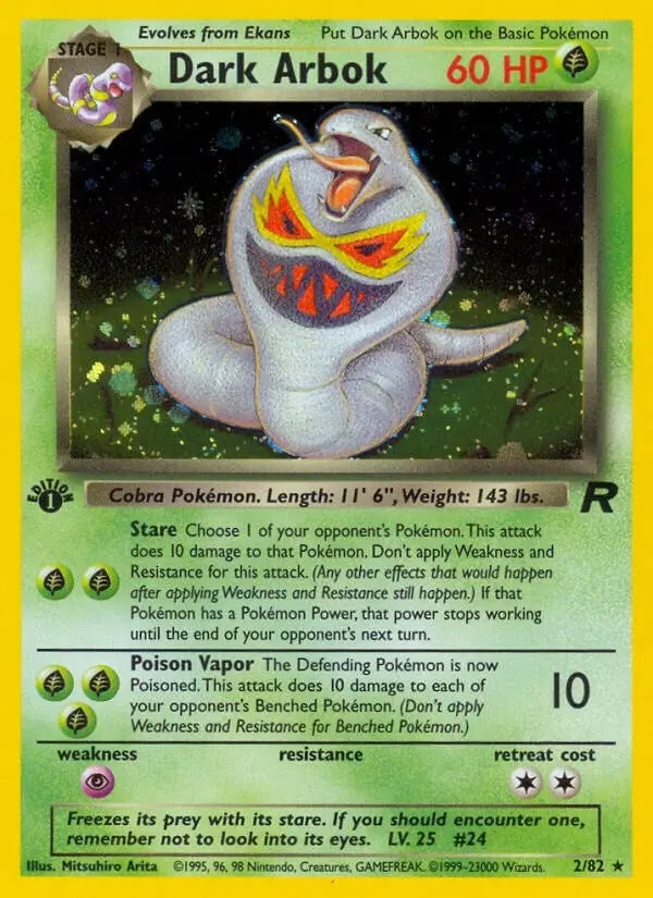 Dark Arbok (2) (02/82) (Tr) 1
