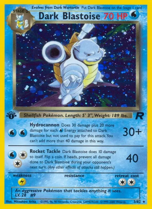 Dark Blastoise (3) (03/82) (Tr) 1