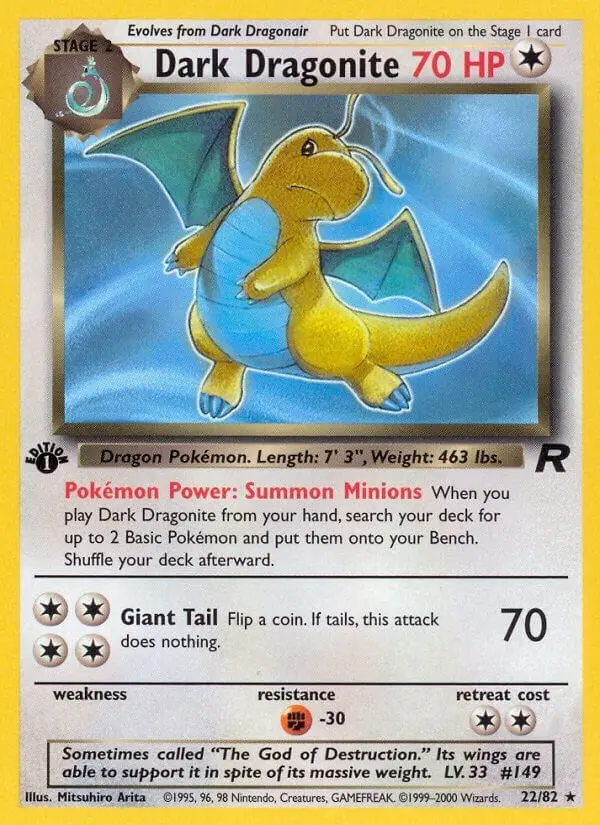 Dark Dragonite (22) (22/82) (Tr) 1