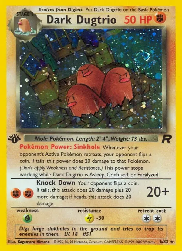 Dark Dugtrio (6) (06/82) (Tr) 1