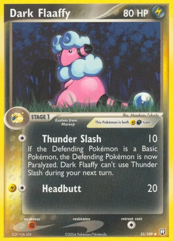 Dark Flaaffy (33/109) (Rr) 1
