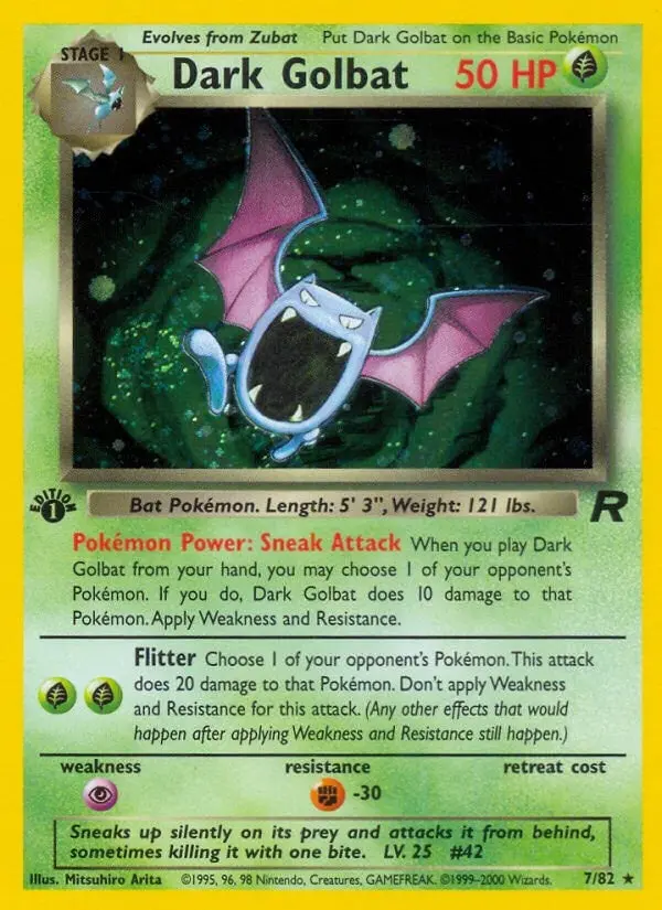 Dark Golbat (7) (07/82) (Tr) 1