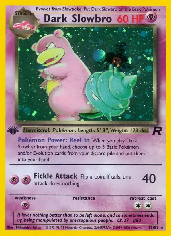 Dark Slowbro (12) (12/82) (Tr) 1