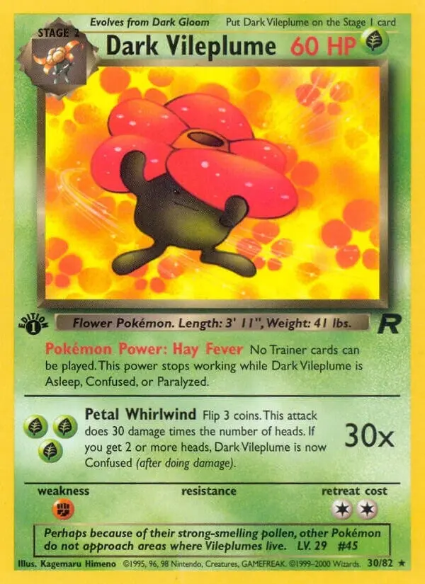 Dark Vileplume (30) (30/82) (Tr) 1