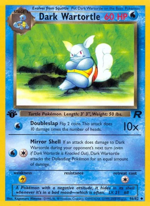 Dark Wartortle (46/82) (Tr) 1
