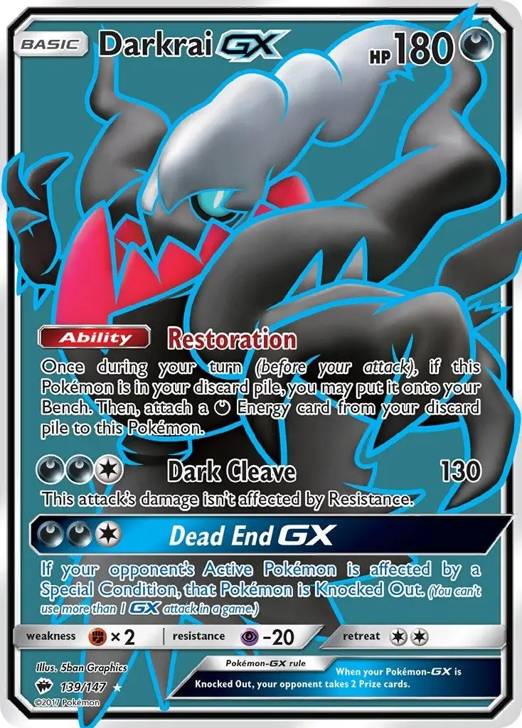 Darkrai Gx (Full Art) (139/147) (Sm03) 1