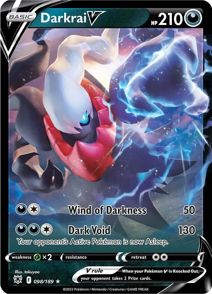 Darkrai V (098/189) (Swsh10) 1