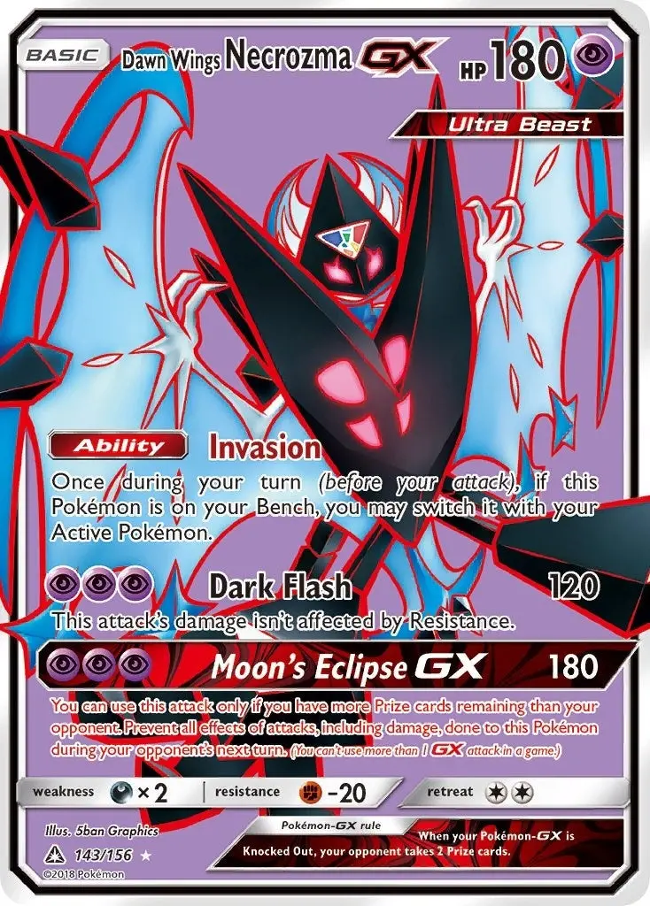 Dawn Wings Necrozma Gx (Full Art) (143/156) (Sm05) 1