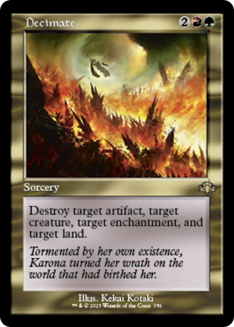 Decimate (Retro Frame) (356) (Dmr) 1