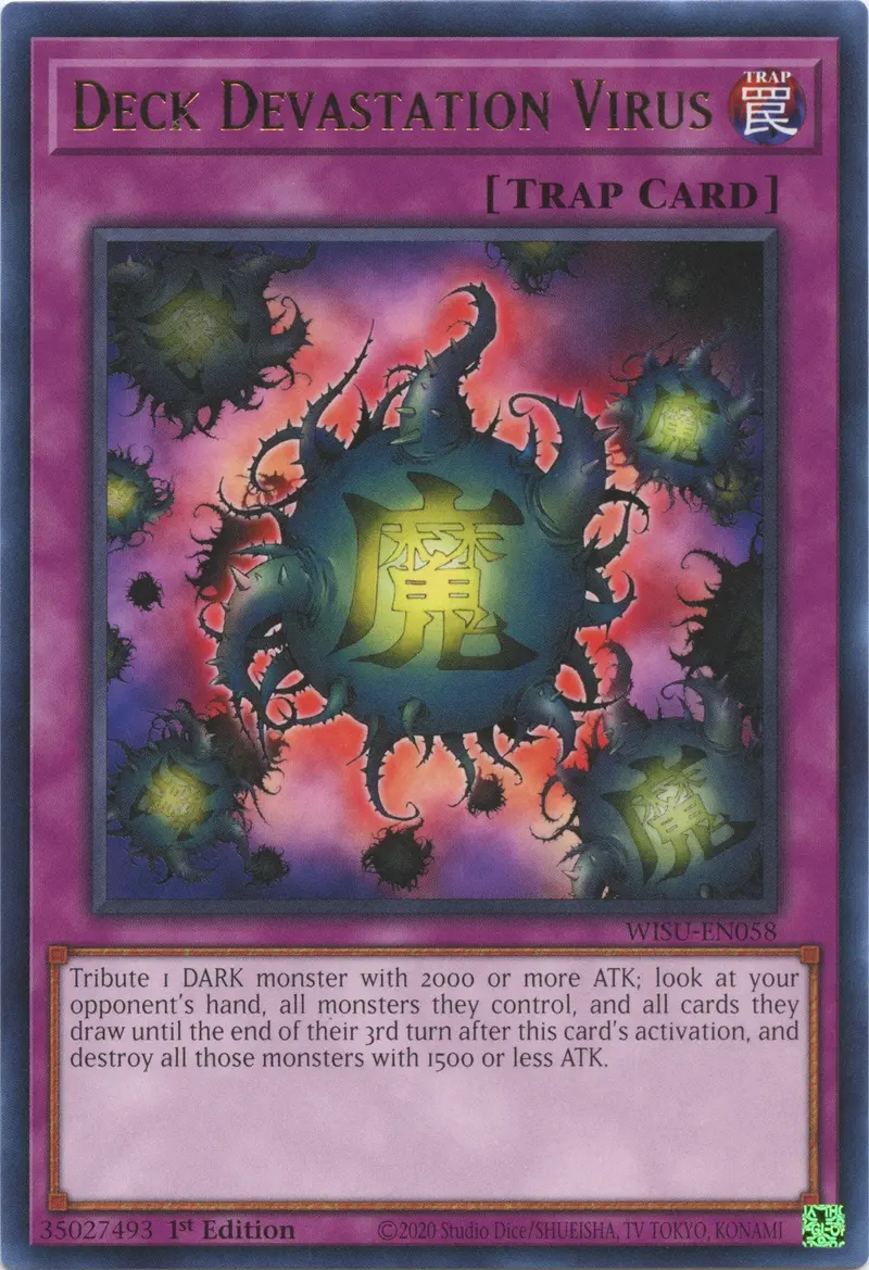 Deck Devastation Virus [Wisu-En058] Rare 1