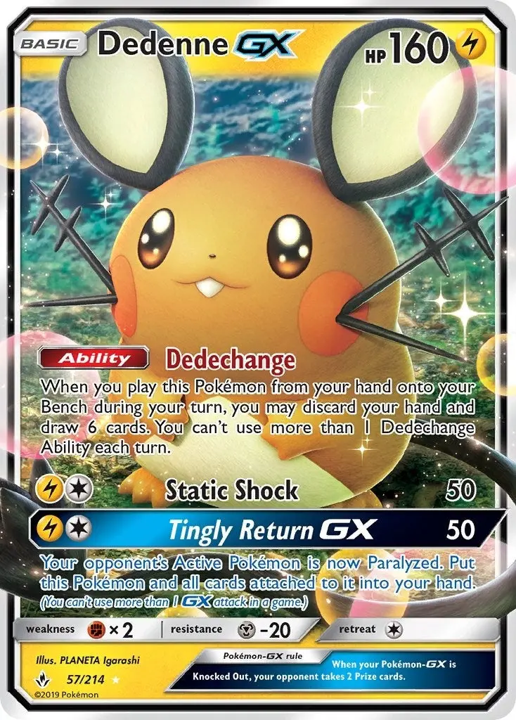 Dedenne Gx (57/214) (Sm10) 1
