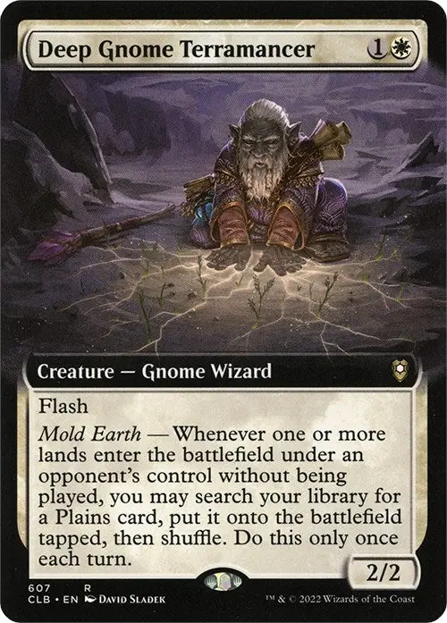 Deep Gnome Terramancer (Extended Art) (607) (Clb) 1