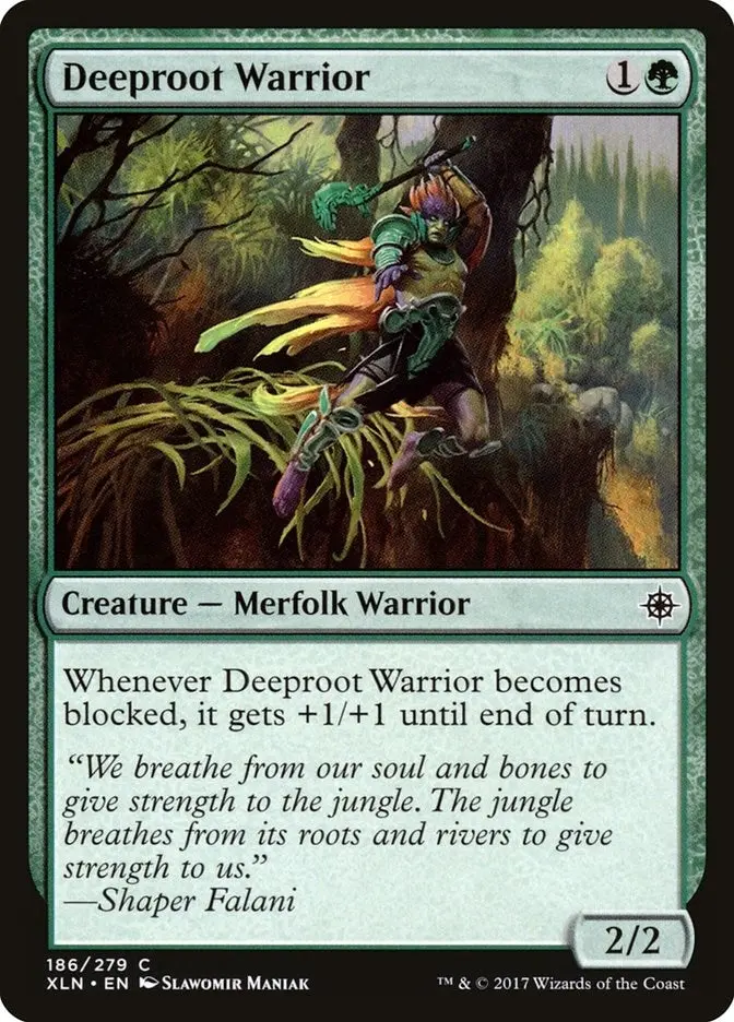 Deeproot Warrior (186) (Xln) 1