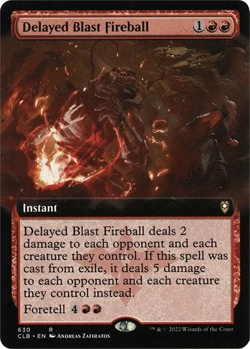 Delayed Blast Fireball (Extended Art) (630) (Clb) 1