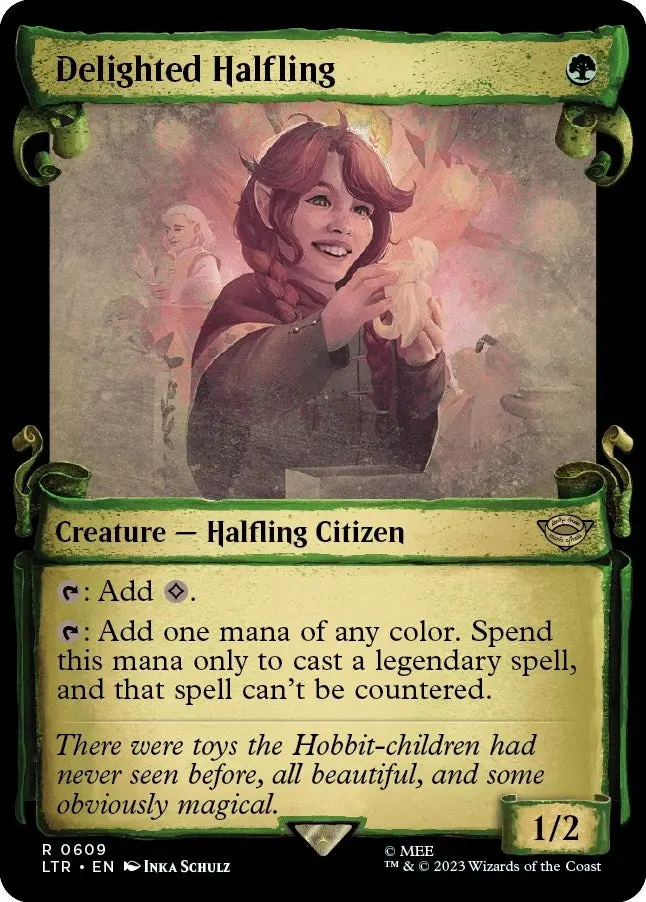 Delighted Halfling (Showcase Scrolls) (609) (Ltr) 1