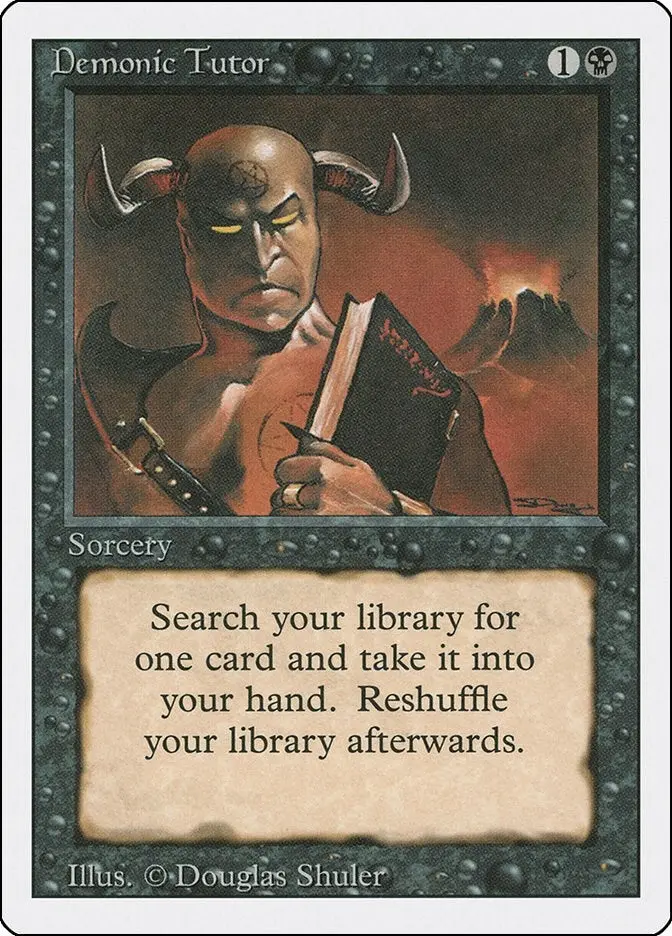 Demonic Tutor (3Ed) 1