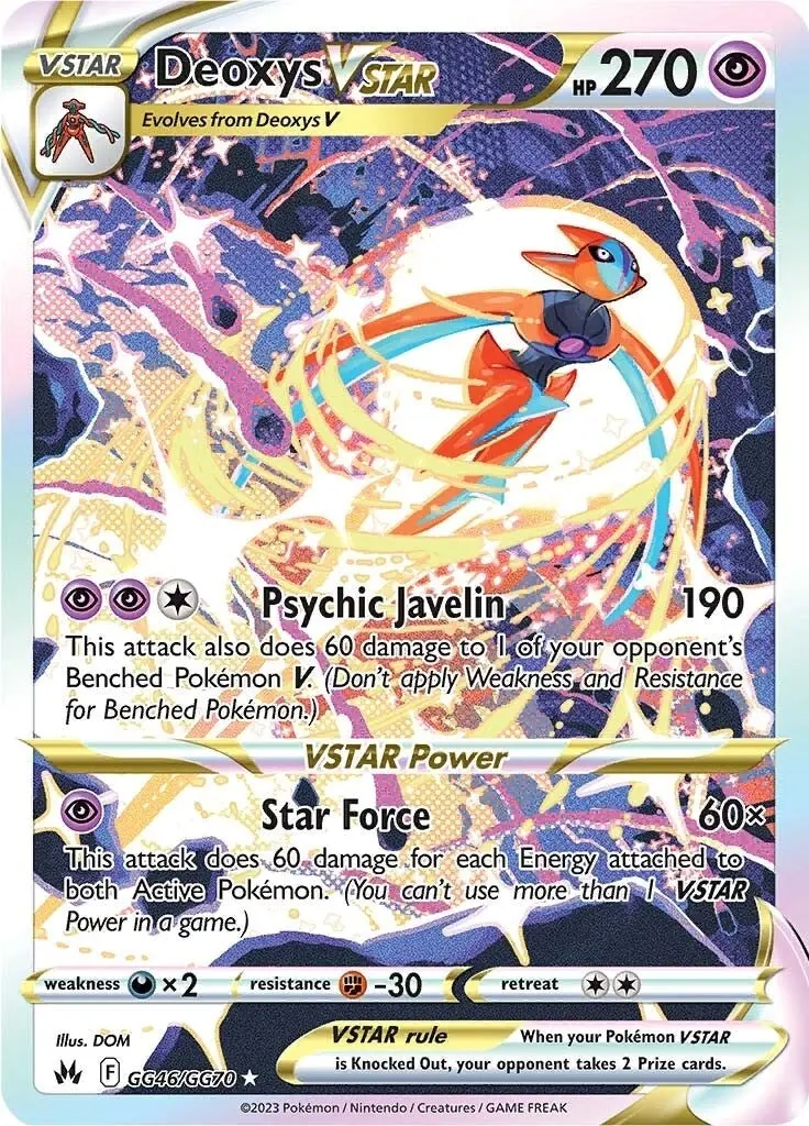 Deoxys Vstar (Gg46/Gg70) (Crz:Gg) 1