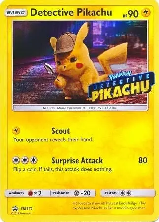 Detective Pikachu - Sm170 (Stamped) (Sm170) (Smp) 1
